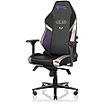Secretlab Titan Evo K/DA POP/Stars Gaming Chair - Reclining - Ergonomic & Comfortable Computer Chair with 4D Armrests - Magnetic Head Pillow & Lumbar Support - Small - Black/Gold - Leatherette
