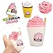 Jumbo Slow Rising Squishies Charms Kawaii Squishies Cream Scented Toys For Kids and Adults (White)