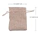 Fyess 20 PCS Christmas party Bags Burlap Bags with Drawstring Gift Bags for Wedding Party,Arts & Crafts Projects, Presents, Snacks & Jewelry,Christmas Natural Muslin Drawstring Bags 100% Cotton Wove