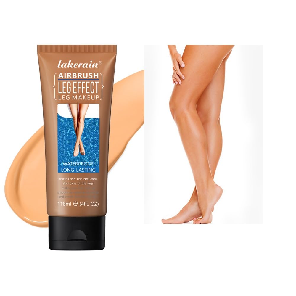 Leg Makeup Lotion,Body Foundation, Waterproof No Transfer, Leg and Body Scar Cover up Makeup for Tattoo Cover Up, Long Last Foundation,118ml #3 BRONZE