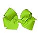 Wee Ones Baby Girls' Medium Grosgrain Hair Bow on a WeeStay Clip w/Plain Wrap