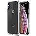 Gorilla Gadgets Hybrid Clear 9H Tempered Glass Case Designed for iPhone Xs Max (6.5 in), Reinforced Corner TPU Cushion, Scratch Resistant, Shock Absorption Protective Case, Crystal Clear