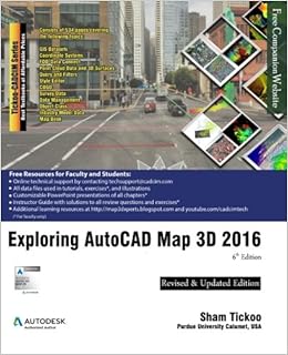 Exploring Autocad Map 3d 2016 6th Edition Prof Sham - 