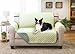 Deluxe Reversible Loveseat Slipcover Furniture Protector, Seat Sofa, Chair, Couch Quilted, Anti-Slip 2 Inch Strap, Machine Washable, Slip Cover Throw for Pets, Dogs, Cats, Kids - Olive/Sage