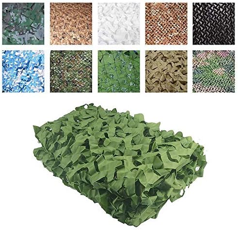YSA Garden plant sunscreen net tent shade net netting camo awning oxford fabric, suitable for fur fancy hunting shooting 3x5m wide garden, green (Size: 4 * 5M)