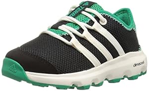Image of adidas outdoor Kids' Terrex Climacool Voyager Lace-up Shoe, Black/Chalk White/Core Green, 6 M US Big Kid
