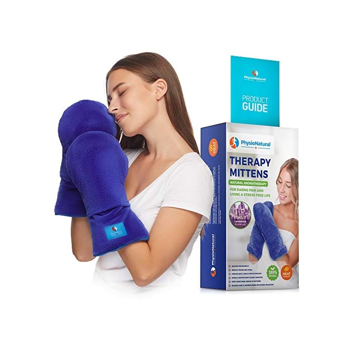 Microwavable Therapy Mittens–Relief for Hands and Fingers in Cases of Stiff Joints, Arthritis, Trigger Finger…