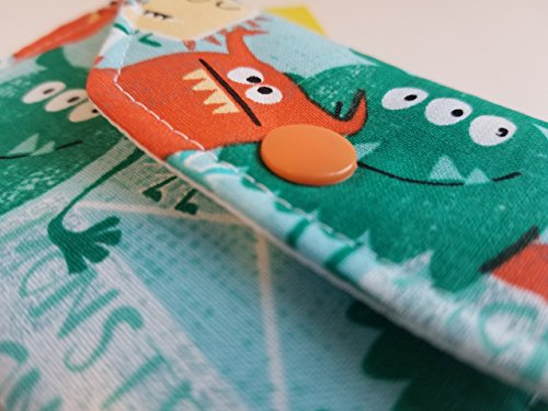 Birth Control Case Sleeve with Snap Closure - Monsters Keep out! - Thumbnail 2