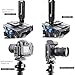 L Shape Bracket Quick Release Plate Vertical Video Shooting Universal DSLR Camera L Bracket with 1/4 Inch Screw Arca Swiss for Manfrotto DJI Osmo Ronin Zhiyun Canon Nikon Sony DSLR Camera by WEIHE