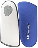 Powerstep 3/4 Length SlimTech Arch Support Insole (Women's 9-10.5/Men's 7-8.5)