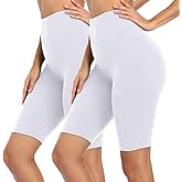 LIGHTBACK Women's Slip Shorts High Waist Stretchy Yoga Pants Under Dress Shorts Anti Chafing Short Leggings