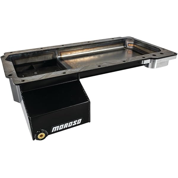 Moroso 20171 Street/Strip Oil Pan For Chevy Small-Block Engines - Stock Replacement, 5 Quart, 7.5" Depth