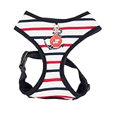 Puppia Authentic Capitane Harness A, Medium, Navy