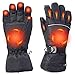Alritz Battery Heated Gloves for Men Women, 7.4V Rechargeable Winter Warm Gloves Waterproof Insulated Hand Warmers for Indoor Outdoor Sports, Skiing, Climbing, Motorcycle, Three Heating Mode (Large)