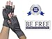 Be Free Arthritis Relief Gloves - FAST RELIEF for Stiffness & Pain Symptoms of Arthritis, RSI, Carpal Tunnel, Tendonitis & More! Feel Better NOW! (Pair of Gloves)