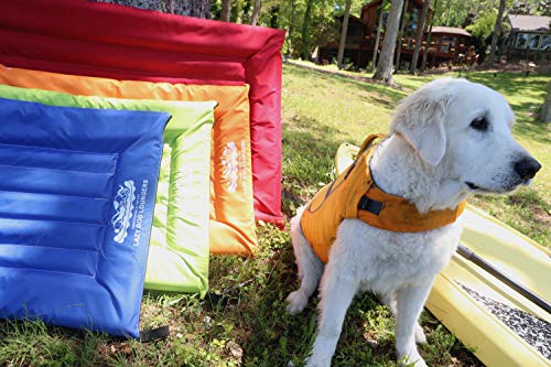 Lazy Dog Loungers Rafts for Dogs and Pets - Semi-Submersible to Keep Your Dog Cool - Lake, Pool, River and Boat (Lime - Small)