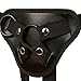 camaTech Leather Adjustable Pants with Soft Ring Belt Underwear Accessories (Black)