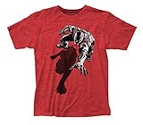 Marvel Black Panther Shadow Mens Red Heather T-shirt