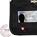 ZEGUR Multifunctional Travel Neck Wallet with RFID Blocking Technology - Lightweight Passport Holder Neck Pouch for Men & Women - Keep your Cash and Document Safe - Black