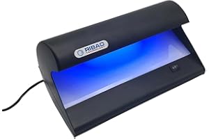 RIBAO TECHNOLOGY Ribao SLD-16 Bill Detector with UV and Watermark Counterfeit Detection, Money Checker, ID Card/Passport Identification and verification, Business and Office use