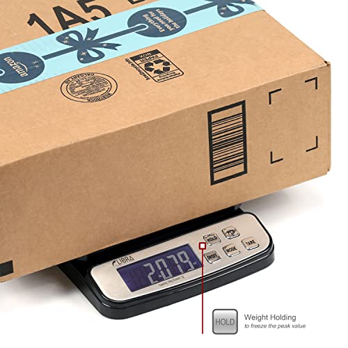 110 Lb (50 Kg) Digital Postal Scale, Piece Counting, Stainless Steel
