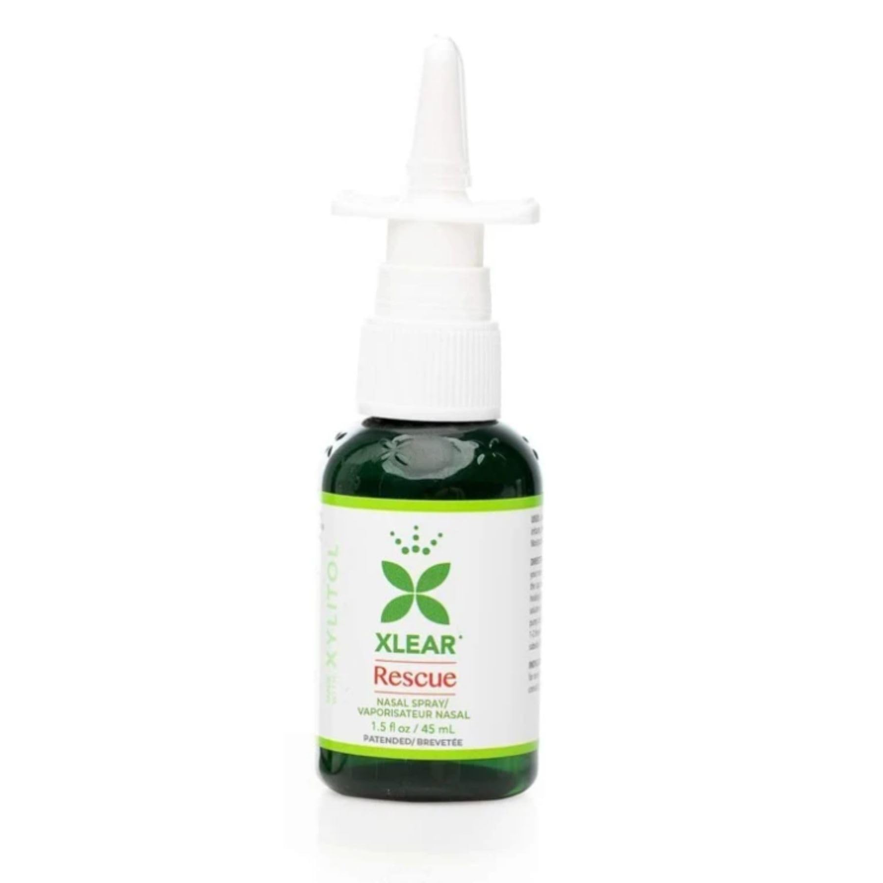 Xlear Rescue Natural Nasal Spray with Xylitol, Oregano and Tea Tree, 1.5 fl oz (Pack of 1)