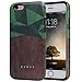 SKINU iPhone 6s Case, iPhone 6 Case, Wood Pattern [Shockproof 2 in 1 Hybrid] Rugged [Heavy Duty Combo] [Dual Layer] High Impact Durable Back Case Cover for iPhone 6 (2014) / 6s (2015) - Wood