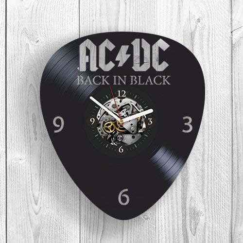 Vinyl Wall Clock, AC DC, ACDC Rock Music, Band, Highway to Hell, TNT, Brian Johnson, Room Decor
