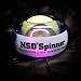 NSD Power Rainbow Lit Spinner Gyroscopic Wrist and Forearm Exerciser Featuring Multi-Light LED, Purple