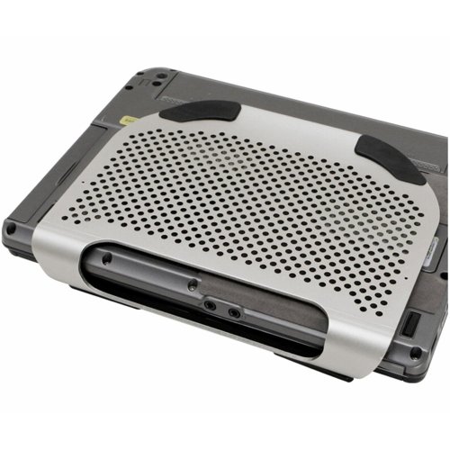 Cables Unlimted FANNBCOOL3 MiniFit Slate Grey Metal Netbook Cooler with Fan