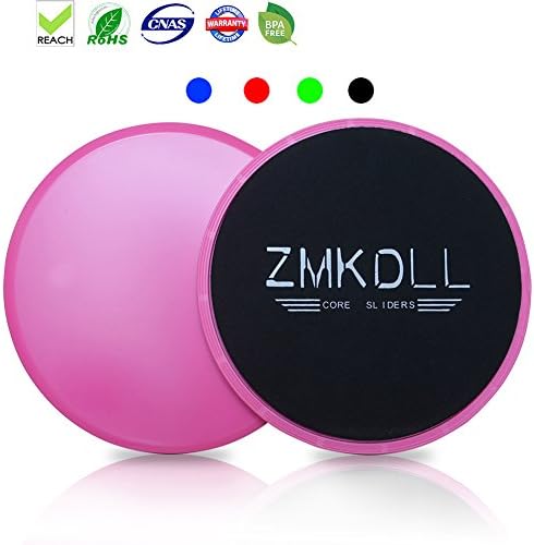 TopKey Exercise Sliders Double Side Sliders Fitness Work Smoothly on Any Surface Strength Slides Core Workout Sliders Gliding Discs Gliders For Working Out Gym,Equipments,Sports