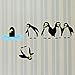 Let'S Diy Penguin Diving Wall Sticker Decals Home Decoration Decor For Kids Room