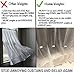 Magnetic Shower/Curtain Weights 10 Pack of Waterproof Magnets + Carrying Case, Great Home Decor for Bathroom, Liner, Drapery, and Sheer, Clip On Bottom, Heavy Duty Works Outdoor to Stop Wind (White)