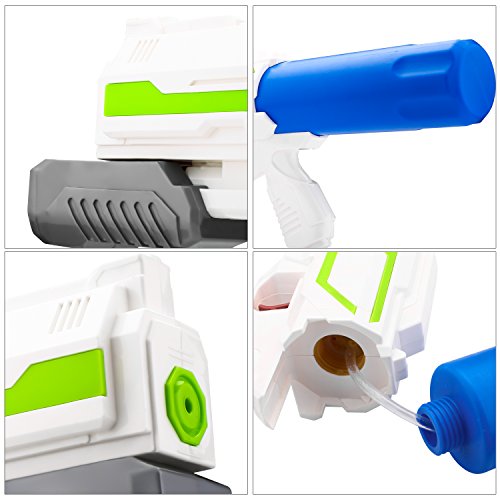 YOUNG CHOI'S 2 Packs Water Toy, Kids Toy Large Portable Water Gun Summer Beach Toys for Party and Outdoor Activity - Thumbnail 3