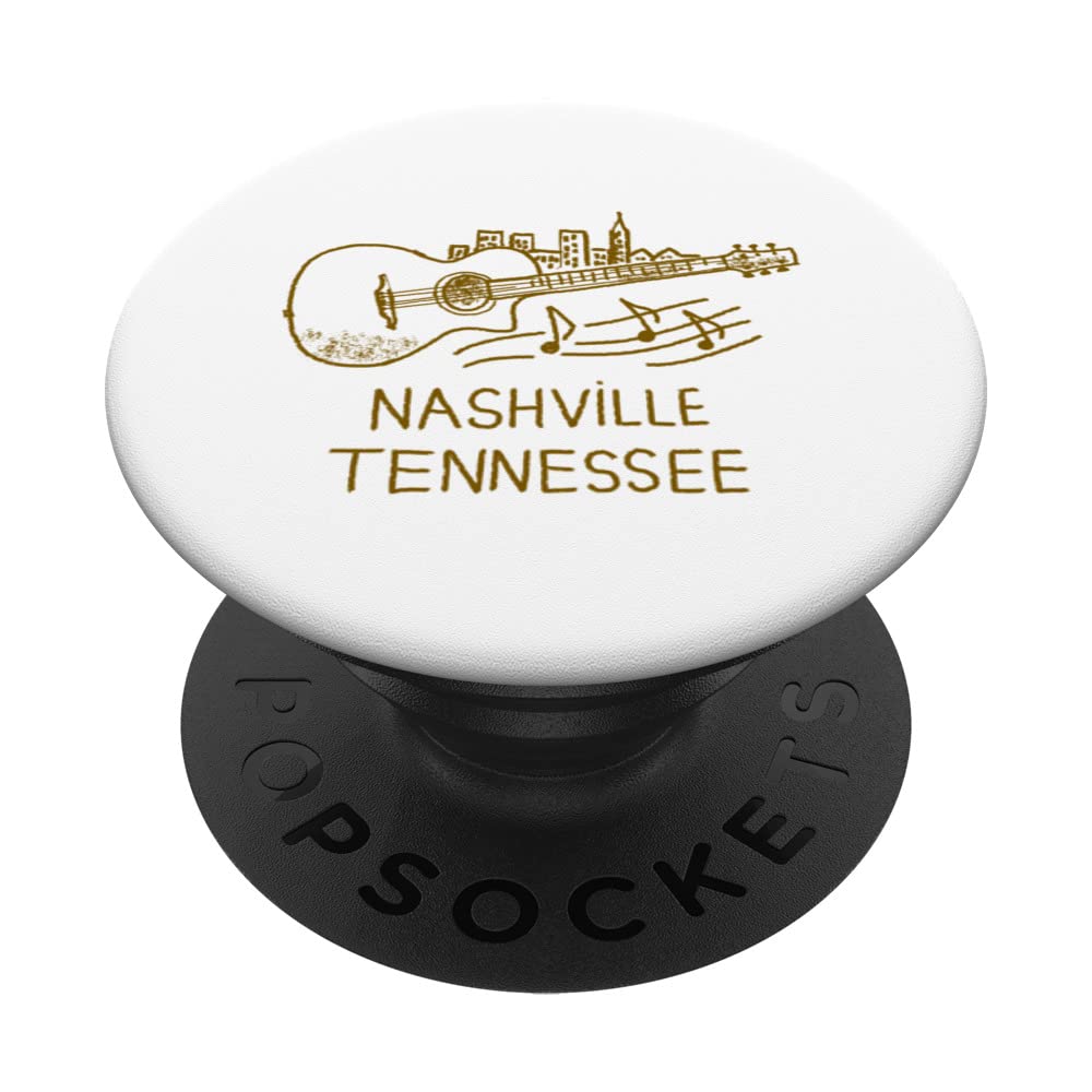 Nashville City Tennessee souvenir gift for men women PopSockets Swappable PopGrip
