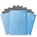 HaloVa Oil Absorbing Tissues, Portable Natural Bamboo Charcoal Fiber Oil Blotting Paper, Premium Handy Face Blotting Sheets for Oily Acne Combination Skin, 80 Counts, 3 Pack