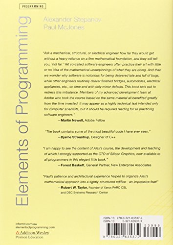 Elements of Programming | Pricepulse