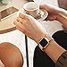 SWEES Metal Bands Compatible Fitbit Versa Smart Watch, Milanese Loop Stainless Steel Metal Replacement Accessories Small Large for Women Men, Black, Champagne, Colorful, Rose Gold, Silver, Grey