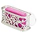 mDesign Kitchen Sink Suction Holder for Sponges, Scrubbers, Soap - Satin