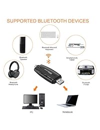 USB Wifi bluetoopowerful 5 G USB Wifi adaptador de Combo Bluetooth, WiFi adaptador de red tarjeta de Lan AC1200 correa Dual 5dBi Antena para computadora de sobremesa portátil PC...