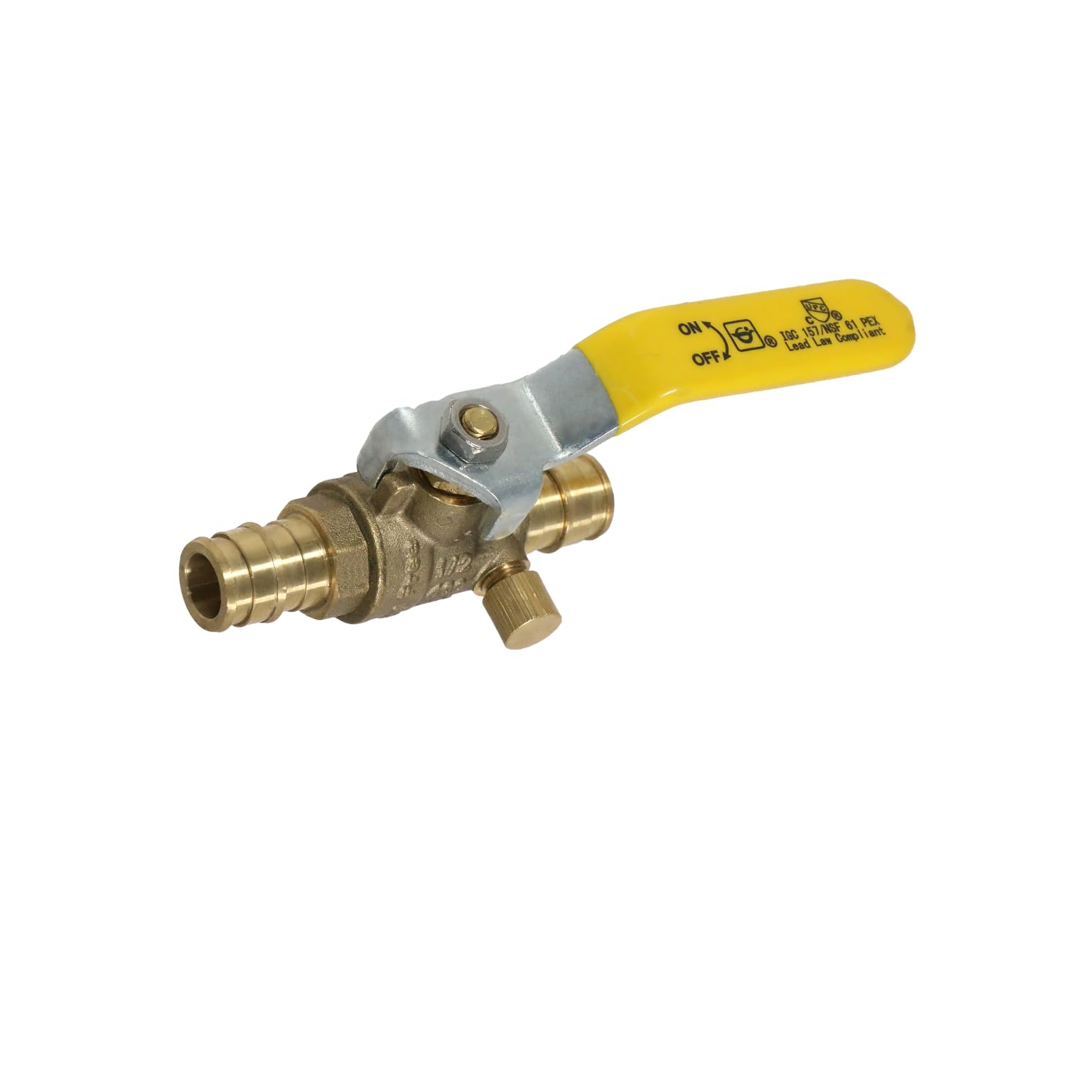 Photo 1 of 1 Piece 1/2" Pex A Ball Valve with Drain, Expansion, F1960 (1)