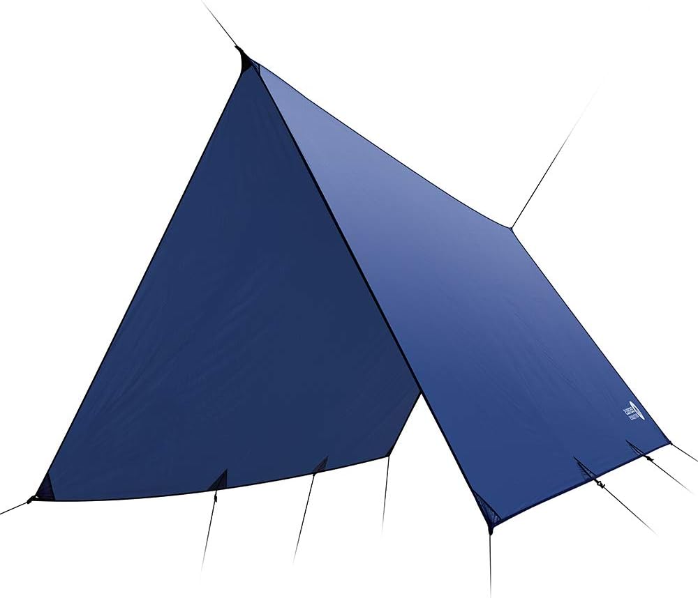 Easthills Outdoors Dragonfly Ultralight Waterproof 15D Ripstop Silnylon 12 x 10/10 x 8 All-Weather Hammock Rain Fly Camping Tarp Shelter