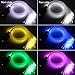 CHINLY Twinkle 862pcs 0.03in 6.5ft Car Use RGBW LED Fiber Optic Remote Music Mode Headliner Light Kit+Shooting Stars Engine+Adapter+Cigarette Lighter for Car/Room