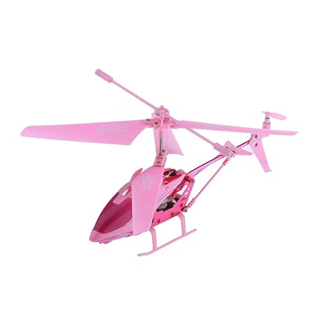 pink remote control helicopter