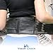 Premium Back Braces for Lower Back Pain Relief | Stabilizing Support Belt with Dual Adjustable Straps and Breathable Mesh Panels by Vigor Laser + Bonus e-Book | Size XL for Men-Women