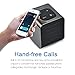 SELECTEC Bluetooth Speaker Portable Mini Wireless Stereo Lossless Hi-Fi Audio Vintage Cube Box Shape Boom music player for Apple iPad iPhone, Smartphones, Samsung Galaxy and More- Black