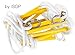 ISOP Emergency Fire Escape Ladder 3 Story Homes | 25 ft Emergency Escape Rope Ladder | Fast to Deploy & Easy to Use | Light, Compact & Easy to Store - Weight Capacity up to 2000 Pounds (25ft)