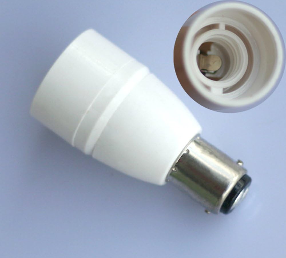 2 x B15/BA15D to E14 Adapter Lamp Holder Light Bulb Converter Lamp