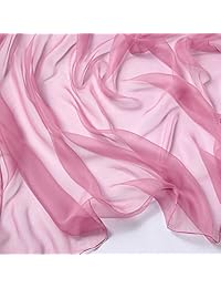 maamgic grande mujer tacto sedoso de Pashmina envuelve bufanda pañuelos gasa de luz