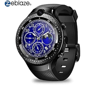 Zeblaze Thor 4 Dual Smart Watch,4G Fitness 1GB+16GB Smartwatch Android Smart Watch Phone with GPS WiFi Heart Rate 5MP Camera Mic/Speaker